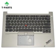 New For Lenovo Thinkpad E14 Gen 1 Palmrest US Keyboard Bezel Upper NO Backlit Si