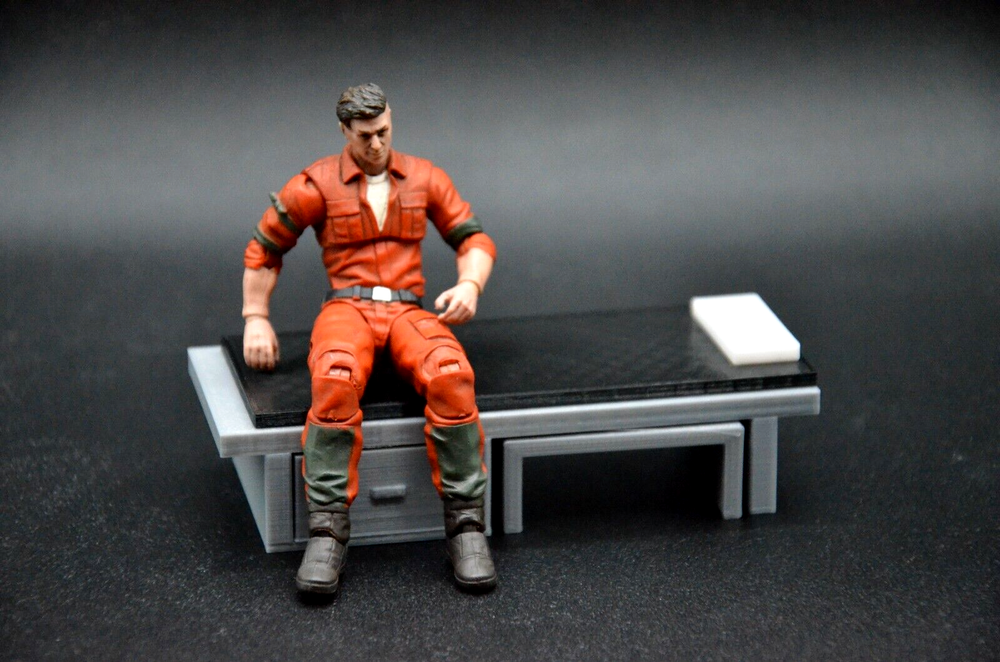 Custom 1:18 Scale Bunk Bed for 3.75
