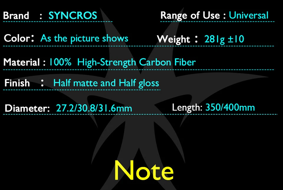27,2/30,8/31,6 mm negro mate carbono MTB bicicleta de carretera tija de sillín longitud 350/400 mm Foto 3 de 4