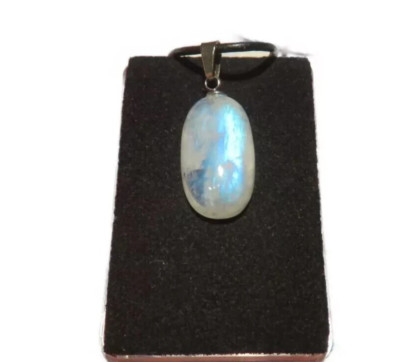 Mondstein blau Blue Moonstone Cabochon Anhänger Nr. 506