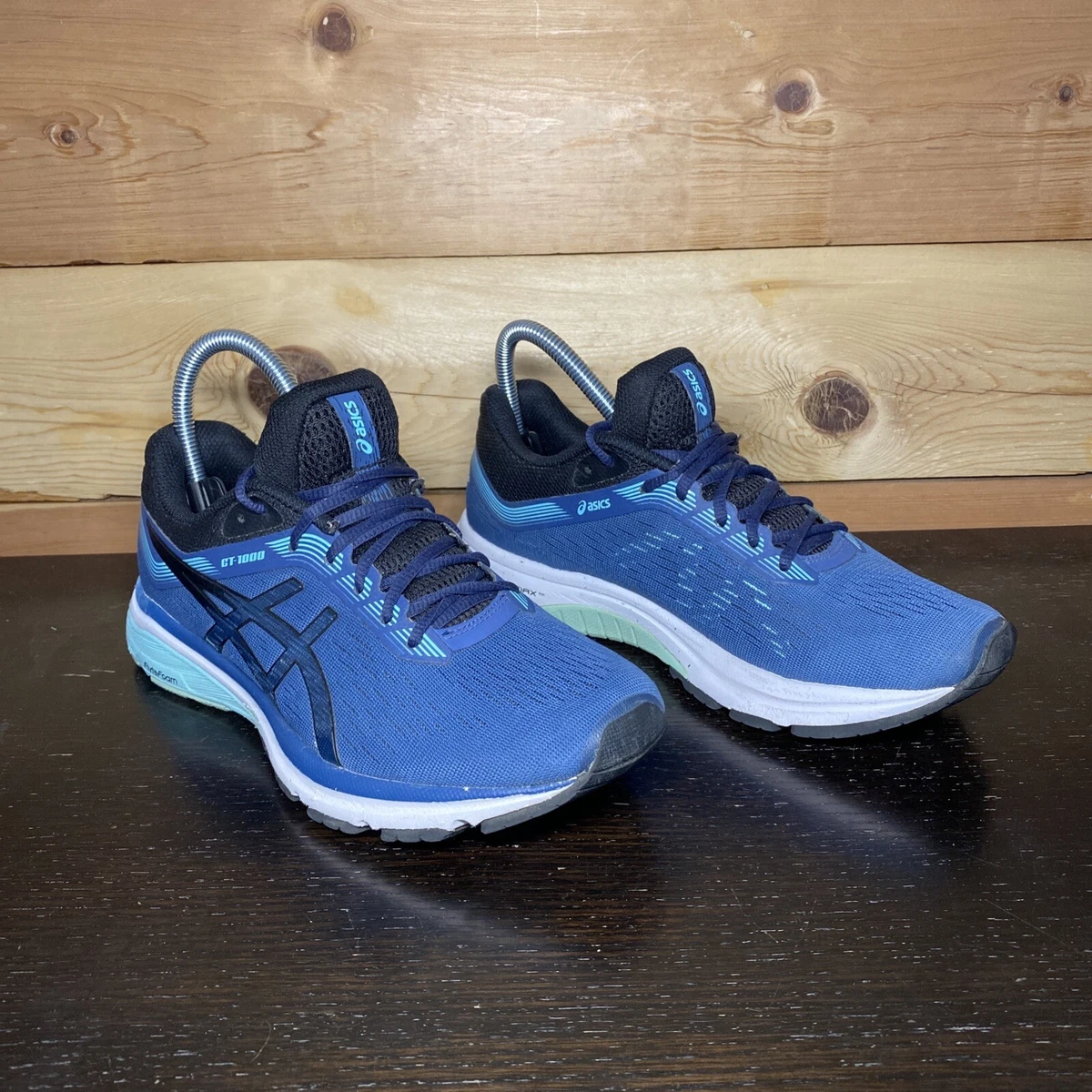 ASICS GT 1000 7 Running Shoes Sneakers Women s Sz 8 M Azure Blue Teal 1012A030