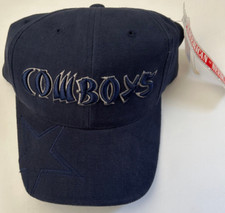 NEW Vintage NFL Dallas Cowboys Adjustable American Needle Navy Hat Cap Football