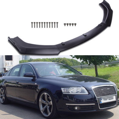 Für Audi A6 4F S Line Facelift Spoilerschwert Frontspoiler Frontlippe Splitter