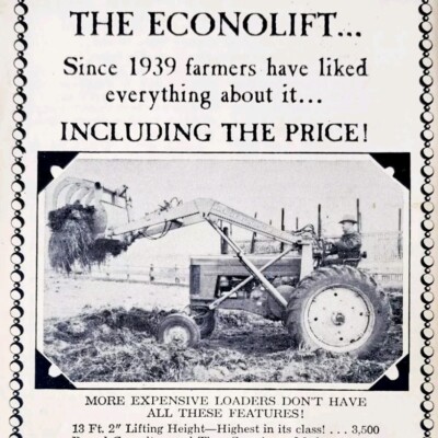 American Road Equipment Econo Lift 1965 Advertisement Dozer Loader Farm DWNN4