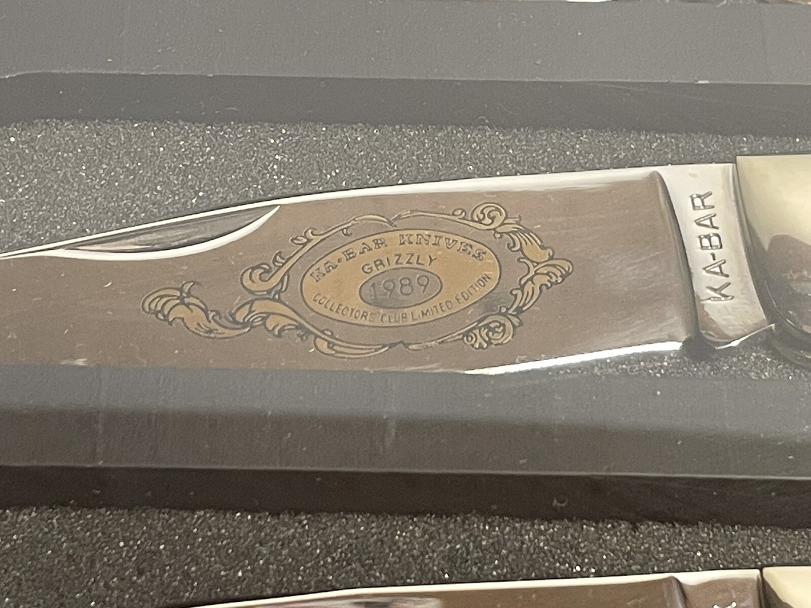 RARE Set 5 KaBar Grizzly Series 19861990 Collector's Club Large