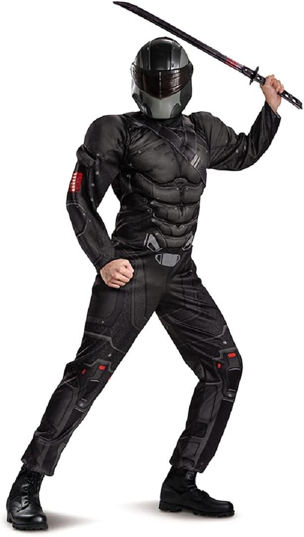 Snake Eyes Movie G.I. Joe Origins Ninja Fancy Dress Up Halloween