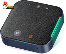Conference Speaker and Microphone Bluetooth Speakerphone with 4 Mics,Usb C,360 V
