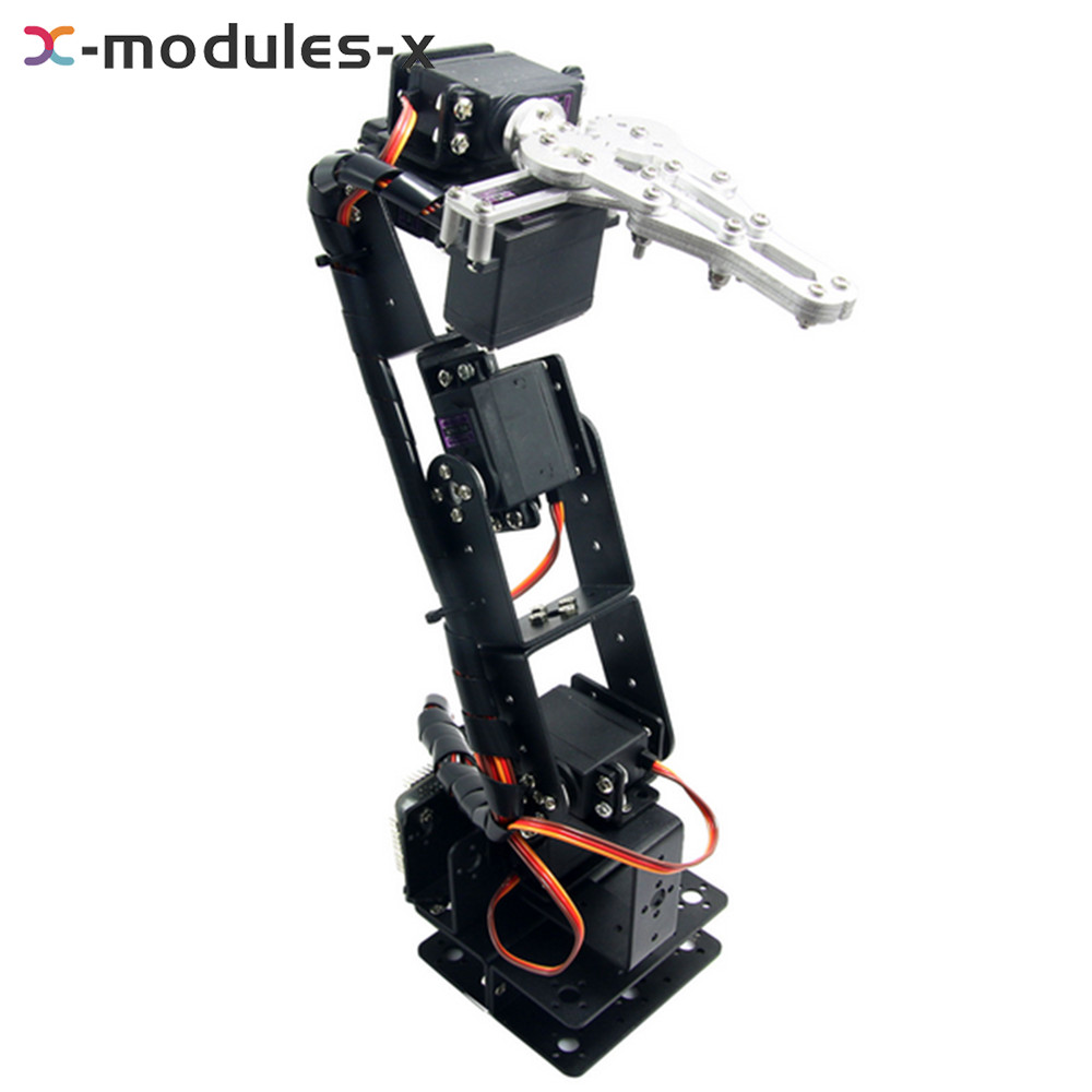 Aluminium Robot DOF Arm Claw Mount Kit Mechanical Robotic Arm