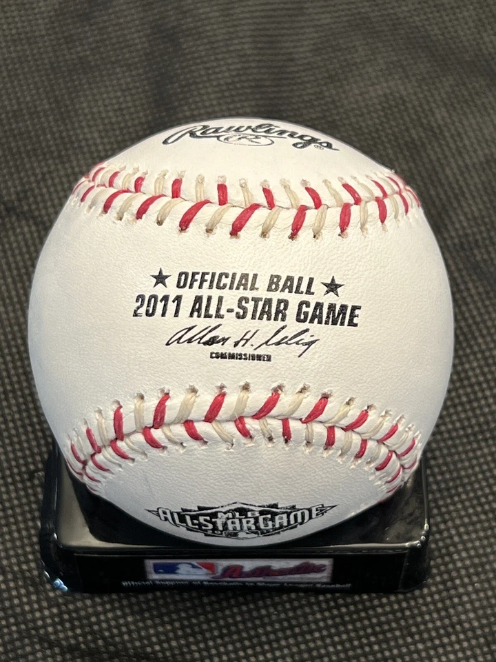 Balón oficial del Juego de Estrellas Rawlings firmado por Curtis Granderson New York Mets '11 Foto 2 de 2