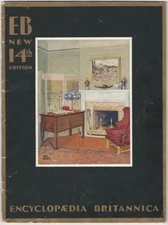 1930 Encyclopaedia Britannica 14th Edition Prospectus Booklet Encyclopedia Book