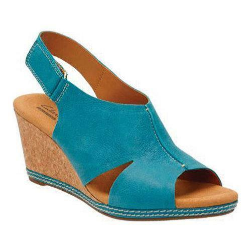 clarks helio float wedge sandal