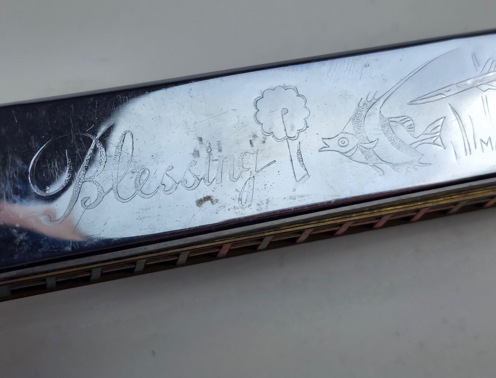 Lot 3 Vintage Harmonicas Hero Chromatic M1015, Blessings, Hohner Old