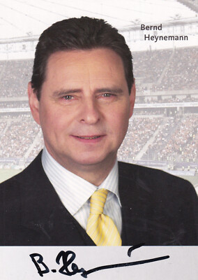 Autograph - Bernd Heynemann (referee)