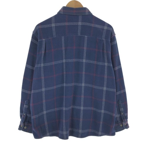 Faded Glory Long Sleeve Heavy Flannel Check Shirt Men's XL /eaa500316 - Picture 2 of 6