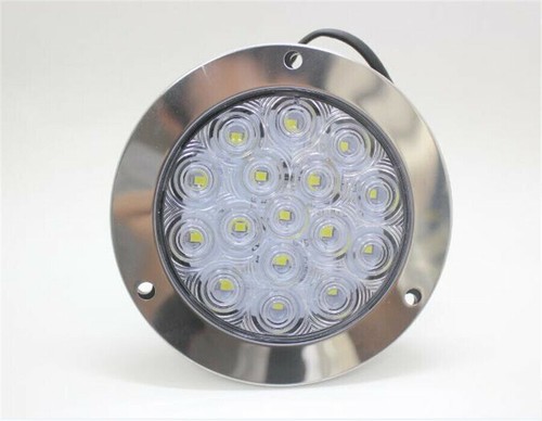 16LED Round Reverse Stop Rear Tail Light Truck Trailer RV Brake Turn Signal Lamp - Picture 2 of 12