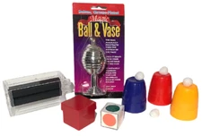 BEGINNER MAGIC TRICK KIT #4 Money Maker Printer Vase Cups & Balls Set Vision Box