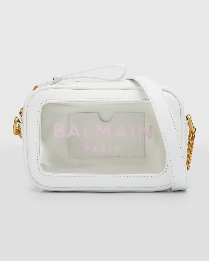 ★可愛い★ BALMAIN B-Army バニティケース ショルダー バッグ B-Army キャンバス＆レザー バニティーケース - Women | BALMAIN