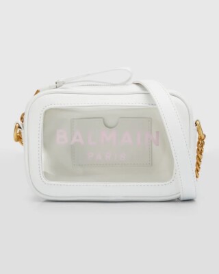 Balmain B-Armyロゴ刺繍トップハンドルバッグ B-Army Shoulder bag in monogram jacquard - Women | BALMAIN