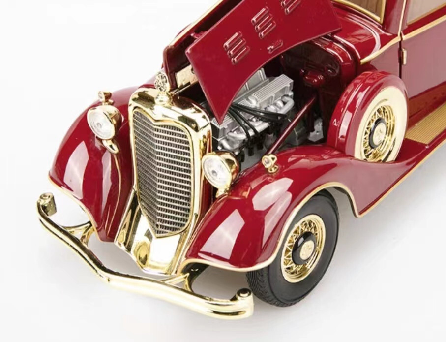 サンスター 1/18 キャデラック　DELUXE TUDOR 1/18 Cadillac Deluxe Tudor 1932 Diecast Fully-opened model