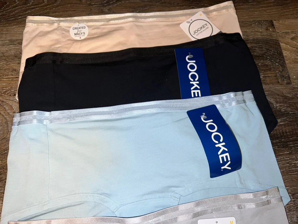 Jockey ~ 4 pares de bragas de mezcla de algodón (A) ~ M/6 Foto 3 de 4