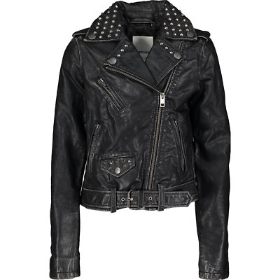 diesel studded leather jacket