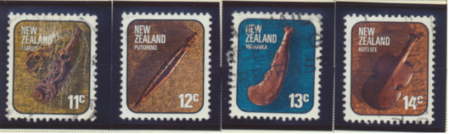 New Zealand Stamps Scott #611 To 614 Used