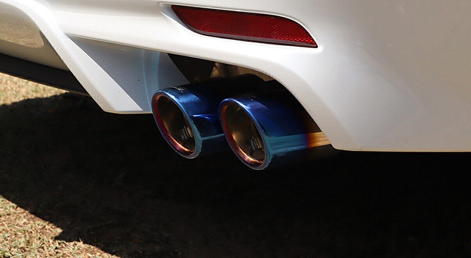 For Toyota Camry SE XSE 20182024 Blue Steel Rear Tail Exhaust Muffler