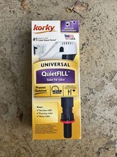 Korky Universal Quietfill Toilet Fill Valve NEW