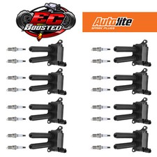 Autolite Resistor Spark Plug Engine Ignition Coil For Dodge Ram 1500 5.7l V8