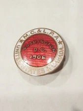 Master Car & Locomotive Painters A1906 Convention Pin Antique Wash DC no pin