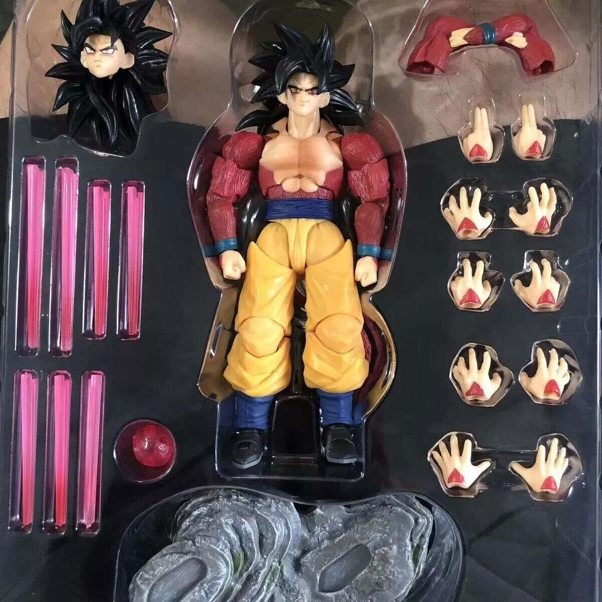 Black Hole Dragon Ball SSJ4 Song Goku Brute Evolution 1/12 Action