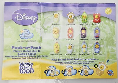 Tomy TYC Disney Peek A Pooh Winnie Zodiac Series-11 Figure Charm
