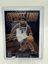 2023-24 Donruss Optic Basketball Anthony Edwards #24 Express Lane Twolves