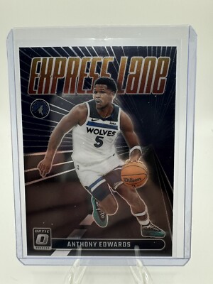 2023-24 Donruss Optic Basketball Anthony Edwards #24 Express Lane Twolves