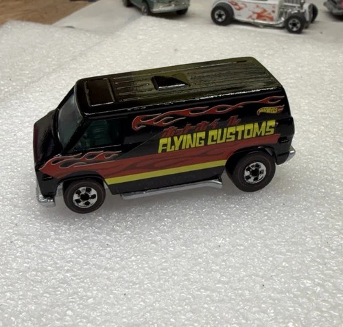 Hot Wheels Redlines *RESTORED* Super Van Flying Customs Decals Gloss Black
