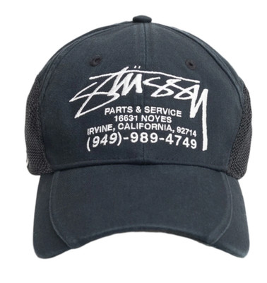 Stussy Parts Service Mesh Cap Unisex Cap Black 1311205 100
