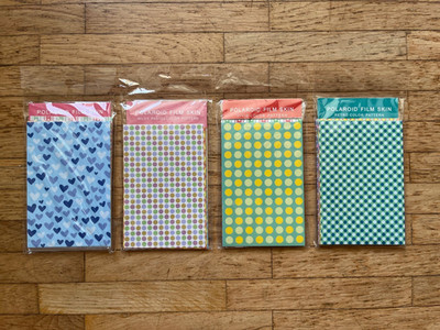 4 x POLAROID Film Skin, in OVP (ungeöffnet)
