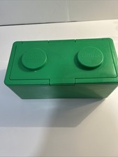 Vintage CHUBS Baby Wipes Lego Stackable Storage Container Green