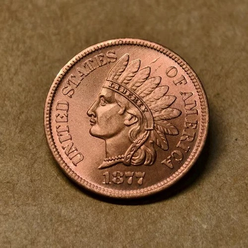 ---1877 Indian Head Penny Extremely Fine--As shown in the figure