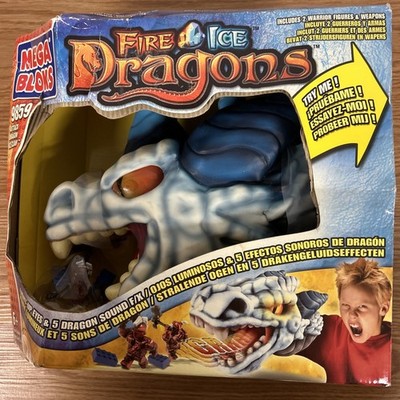 NEW MEGA BLOKS Fire & Ice Dragons Attack Dragon Ice Claw 9859