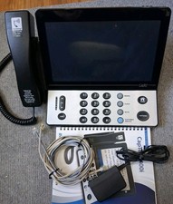 CapTel 2400iBT Captioned Hearing Impaired Touch Screen Telephone Clean Tested 