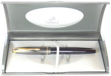 PARKER PENNA ROLLER BALL  COBALT PK 100 FINITURE DORATE RARA DA COLLEZIONE 