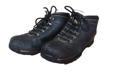 Timberland Stiefel Größe 5,5 schwarz Nubukleder Splitrock Wanderer Jungen Damen