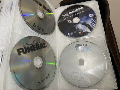 Huge Movie Lot Over 100 DVDs in Faux Leather Binder! Discs Only Mixed 2 Blu-rays - Picture 19 of 24