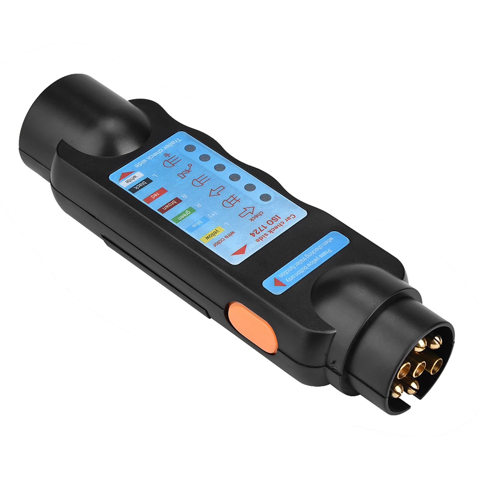 ˜12V 7Pin/13Pin Towing Light Wiring Cable Circuit Plug Socket Tester For Auto