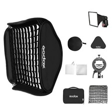 32x32inch /80x80cm Foldable Flash Softbox Kit with Grid, S2 S-Type Speedlite ...