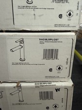 DELTA Single Handle Bathroom Faucet In Matte Black 5442-BLMPU-DST ALTADO