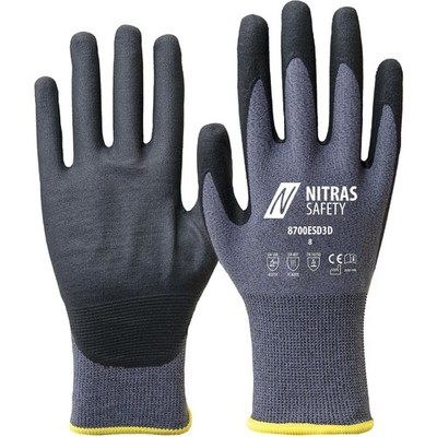 Gloves 8700 ESD 3D work gloves protective gloves construction gloves         