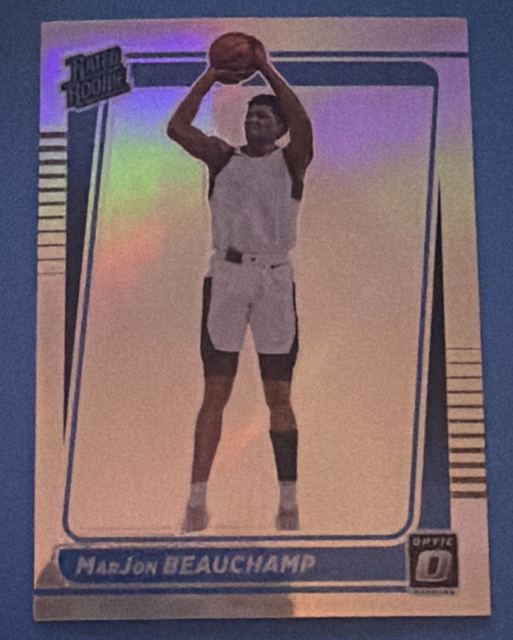 MarJon Beauchamp (RC) 2022-23 Panini Donruss Optic Rated Rookie Holo Prizm #19