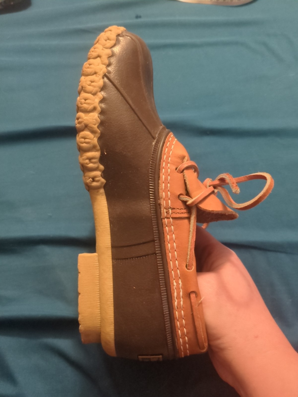 LL Bean Boots Low Duck Moc Made in Maine USA Rain Mud Muck Women's 6.5